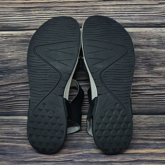 Dansko Cindy Wedge Platform Sandals Studded Black - Picture 6 of 7